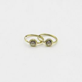 AROS ARGOLLA 14MM CUBIC /O.AMARILLO